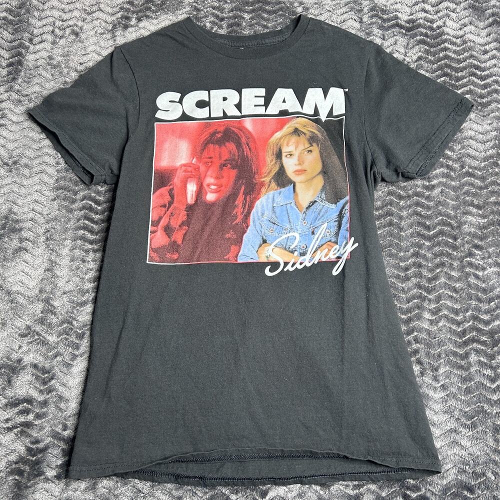 Scream Sidney Movie Graphic T-shirt Black Men's Size Small